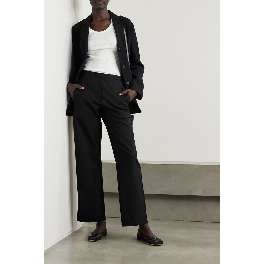 ✨LESET Jane Painter Wool-Blend Twill Straight-Leg Sz XL Pants✨